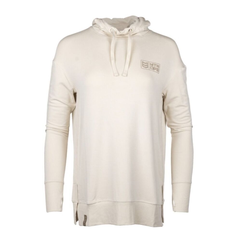 NWOT Mtn Ops Beige Bella Hoodie Sweatshirt Women's Medium